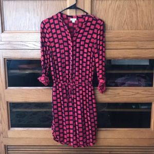 Splendid XS red and navy dress